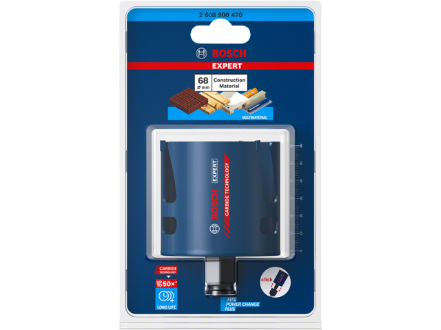 Žaga za izrezovanje lukenj EXPERT Construction Material, 68x60mm, 2608900470